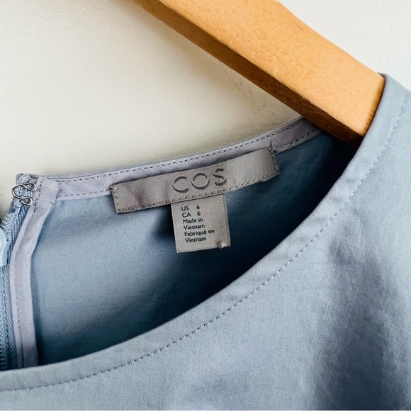 COS Light Blue Structural Blouse - Picture 4 of 7